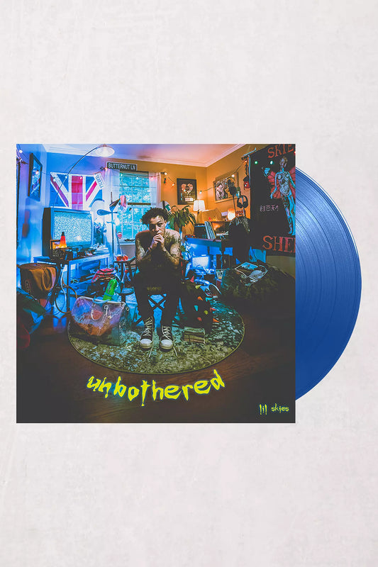 Lil Skies Unbothered, Limited Edition Opaque Blue Jay Vinyl LP