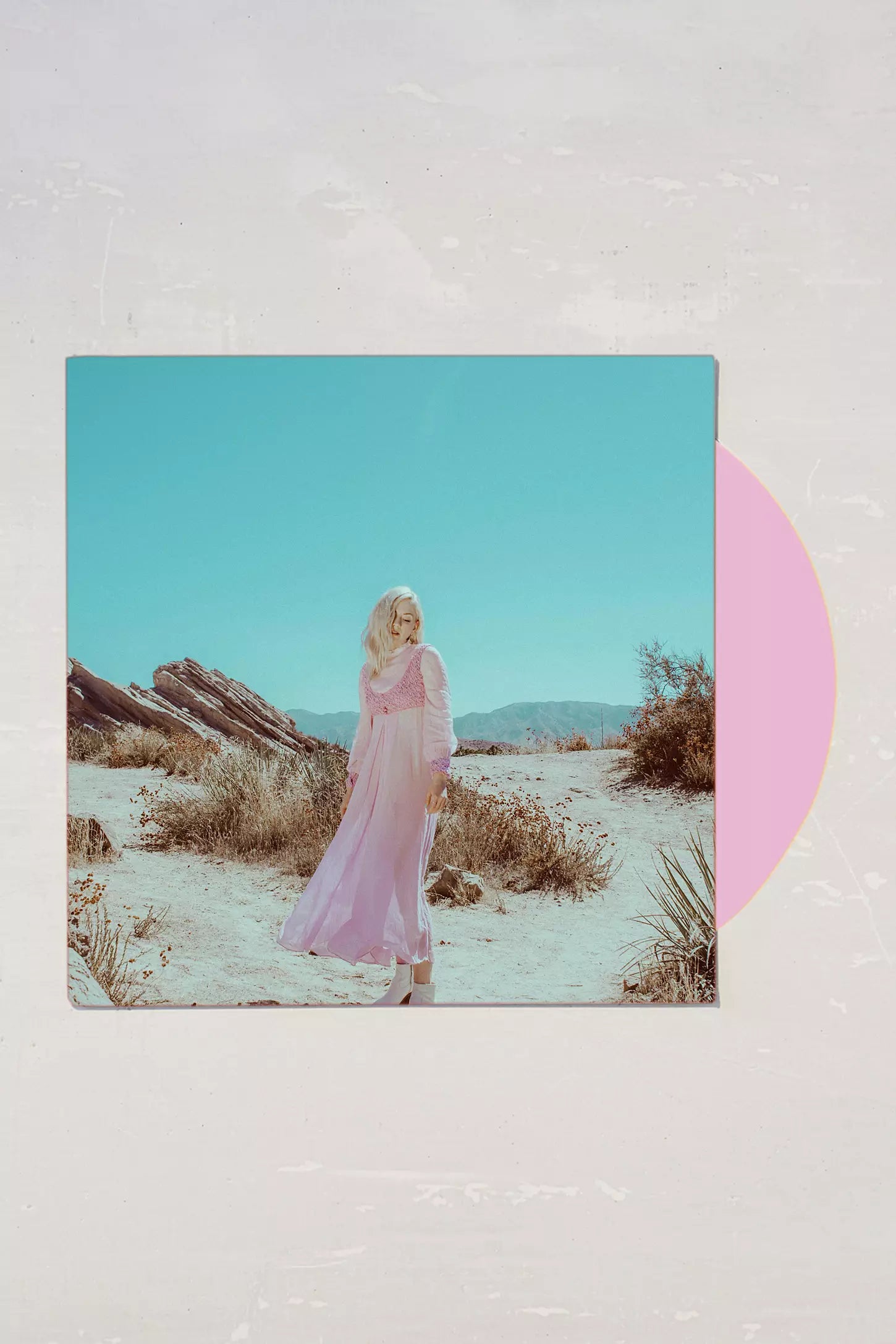 Emily Kinney The Supporting Character Album on Pink Vinyl Record.  