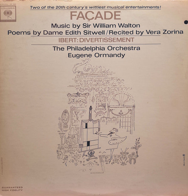 Sir William Walton, The Philadelphia Orchestra ,.. ‎– Façade / Divertissement (LP, Used)