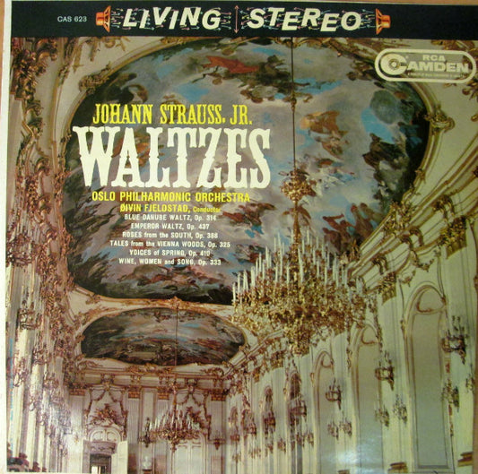 Johann Strauss, Jr., Oslo Philharmonic Orchestra, Øivin Fjeldstad ‎– Waltzes (LP, Used)